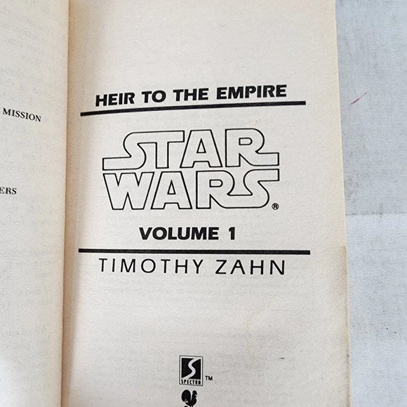 Star Wars Volume 1 Heir to the Empire Vintage 1992 Paperback Novel Timothy Zahn - Picture 8 of 13